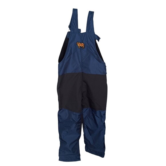 Drill Snow Freestyle Mens Bib Overalls M Blue & Black - Picture 4 of 6